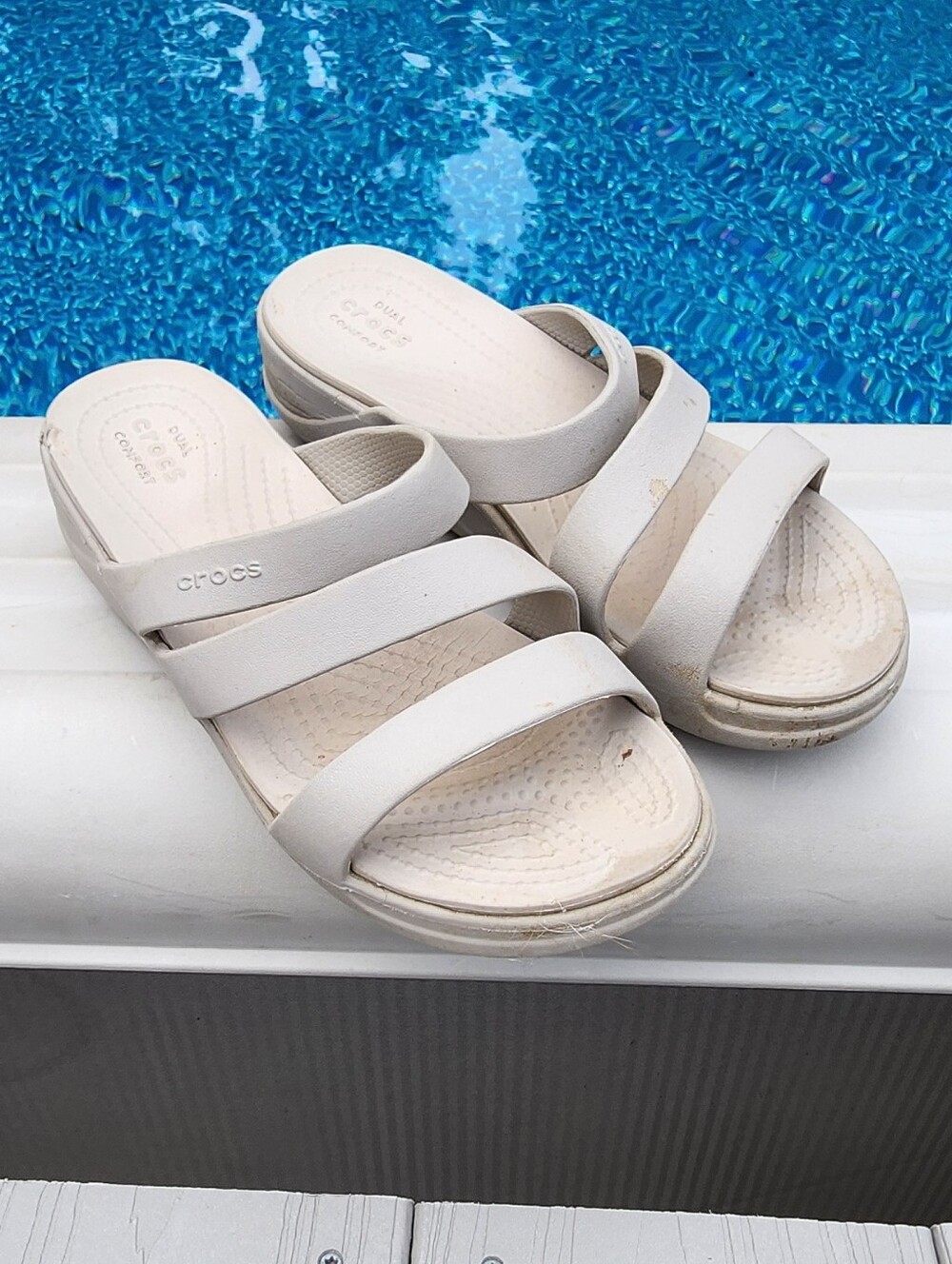 Crocs Boca LiteRid Grey, PRICED TO SELL